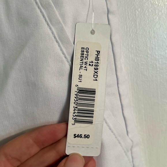 NWT New Directions White Bermuda Shorts, Women’s 12 - Picture 4 of 5